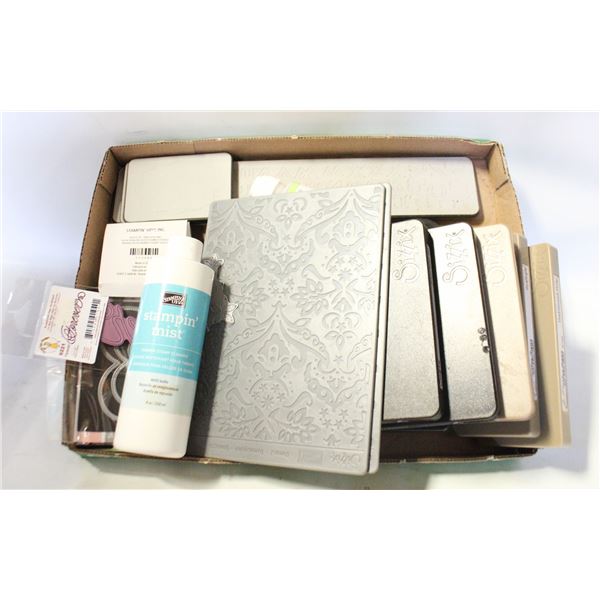 ASSORTED ESTATE SCRAPBOOKING STAMPS