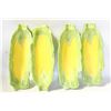 Image 1 : 4 VINTAGE CORN ON THE COB PLATES