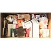 Image 1 : BOX OF 250 VINTAGE USED/UNUSED ADVERTISE MATCH