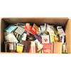 Image 1 : BOX OF 250 VINTAGE USED/UNUSED ADVERTISE MATCH