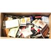 Image 1 : BOX OF 250 VINTAGE USED/UNUSED ADVERTISE MATCH