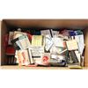 Image 1 : BOX OF 250 VINTAGE USED/UNUSED ADVERTISE MATCH