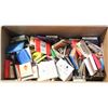 Image 1 : BOX OF 250 VINTAGE USED/UNUSED ADVERTISE MATCH