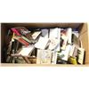 Image 1 : BOX OF 250 VINTAGE USED/UNUSED ADVERTISE MATCH