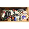 Image 1 : BOX OF 250 VINTAGE USED/UNUSED ADVERTISE MATCH