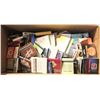 Image 1 : BOX OF 250 VINTAGE USED/UNUSED ADVERTISE MATCH
