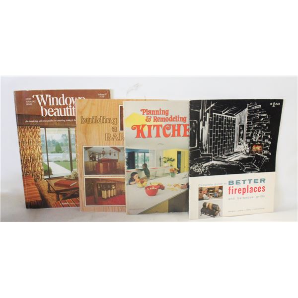 VINTAGE HOME RENOVATION & DECORATING BOOKS