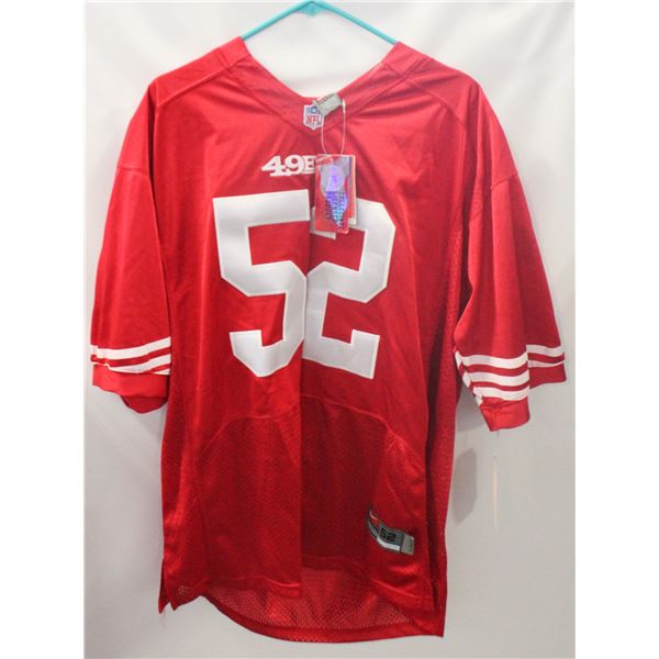 NFL FOOTBALL 49ERS NIKE TEAM #52 WILLIS