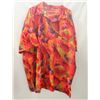 Image 1 : VIBRANT TROPICAL PRINT HAWAIIAN SHIRT RED AND