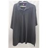 Image 1 : HANES MENS SHORT SLEEVE POLO SHIRT SZ 4XL GRAY