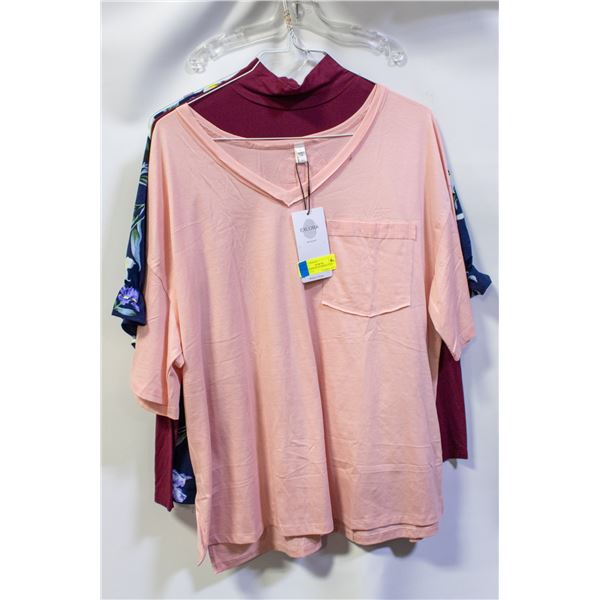 NEW ASSORTED WOMENS TOPS W/TAGS LG