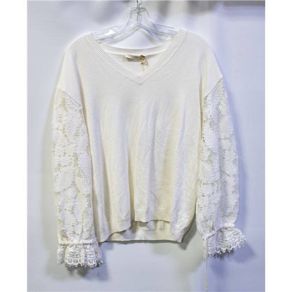 NEW SEVENTY SWEATER W/TAGS WHITE XL