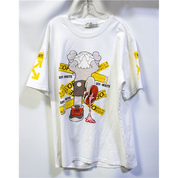 KNOCK OFF :OFF-WHITE X KAWS GRAPHIC T-SHIRT
