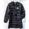 Image 1 : NEW WOMENS BLACK PUFFER COAT 3/4 LENGTH