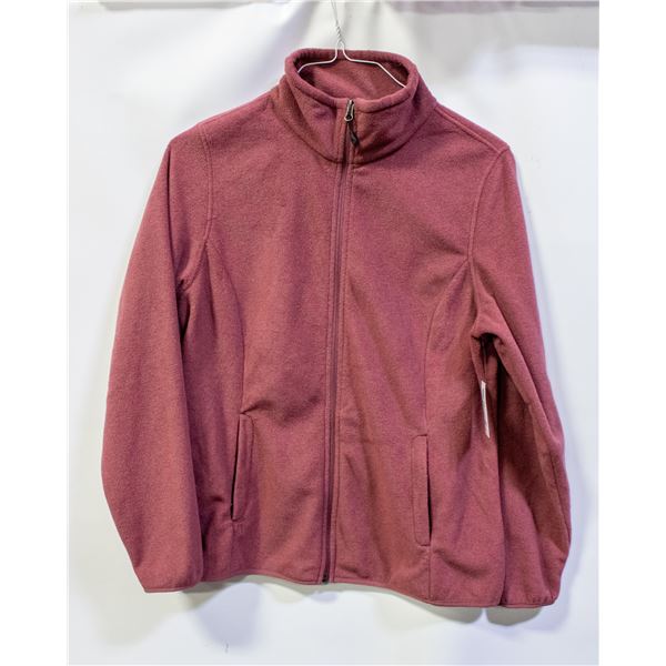 NEW WOMENS FLEECE JACKET WITH TAGS L