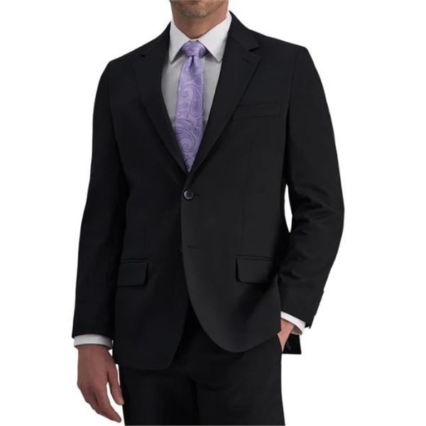 NEW HAGGAR MENS 42 S/C TAILORED FIT SUIT JACKET