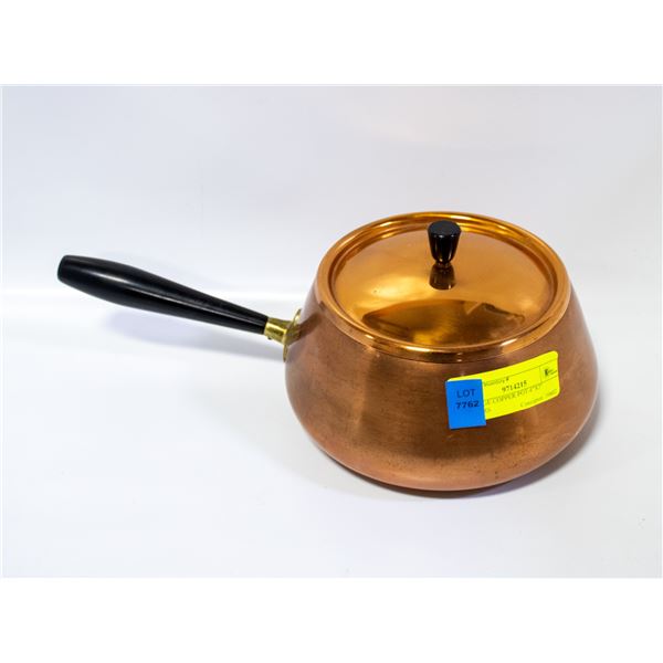 VINTAGE COPPER POT 4”X7” TAPPERS