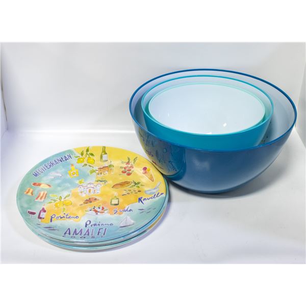 PLASTIC SERVINGWARE- BOX LOT ASSORTED