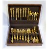 Image 1 : ROYAL SEALY GOLD PLATED COMPLETE SERVICE SET
