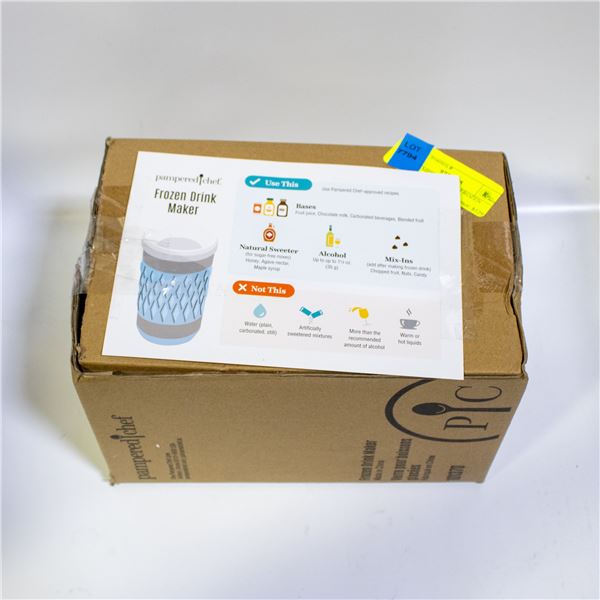 NEW PAMPERED CHEF FROZEN DRINK MAKER