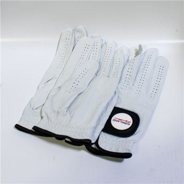 4 PACK OF KIRKLAND GOLF GLOVES LEFT HAND SIZE LG