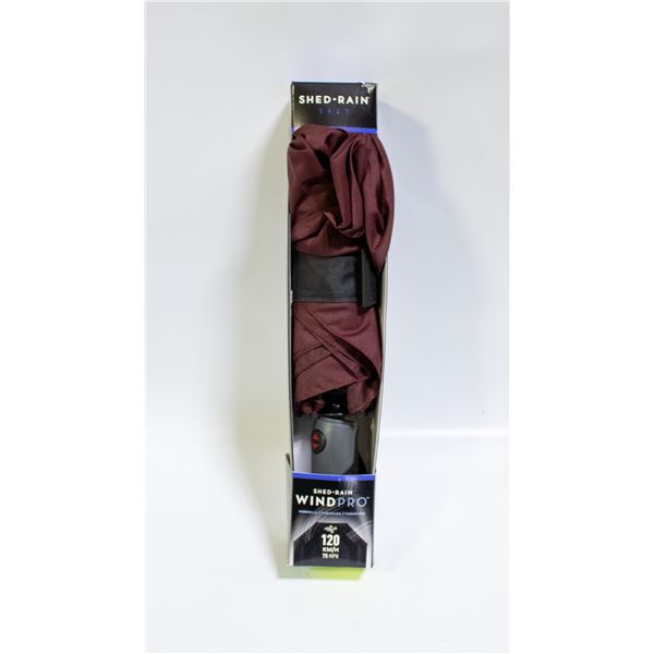 SHEDRAIN WINDPRO COMPACT UMBRELLA - MAROON