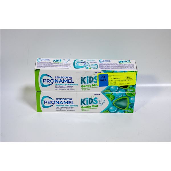 2 PACK OF SENSODYNE PRONAMEL KIDS TOOTHPASTE