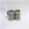 Image 1 : 2PC PEWTER VINTAGE MINI BEER STEINS
