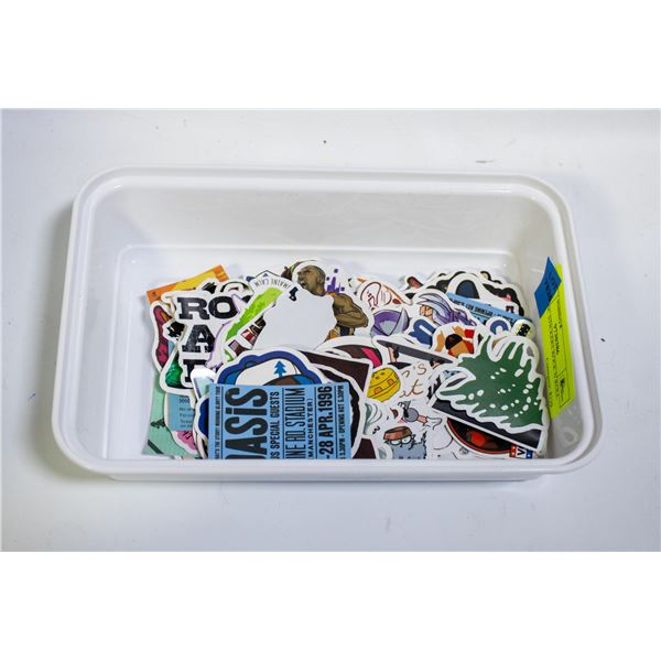 100 MISC STICKERS ROCK N ROLL MIX