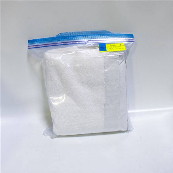 2 PACK OF CARO HOME HAND TOWELS - WHITE