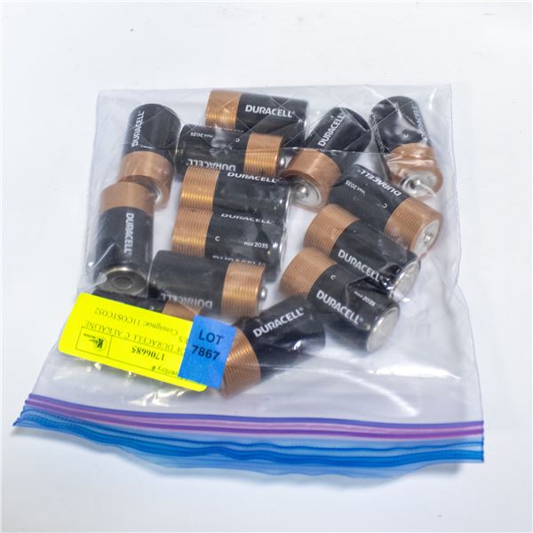 14 PACK OF DURACELL C ALKALINE BATTERIES