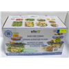 Image 1 : 20 PC ELLO GLASS FOOD STORAGE SET WITH LEAK-PROOF