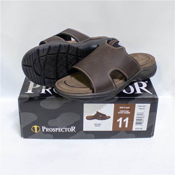 PROSPECTOR MENS SANDALS BROWN SIZE 11