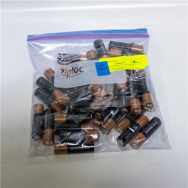 BAG OF 40 DURACELL POWER BOOST AA BATTERIES