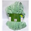 Image 1 : NEW KATE SPADE PLUSH THROW BLANKET MINT GREEN