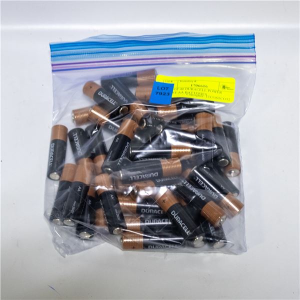 BAG OF 40 DURACELL POWER BOOST AA BATTERIES