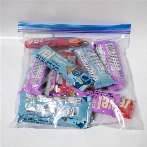 BAG OF 14 VEL ALL NATURAL WELLNESS BARS - 14 X 40G