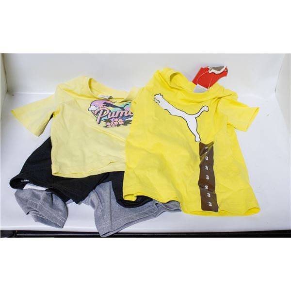 NEW PUMA BOYS SZ 3T - 4 PIECE T-SHIRT & SHORTS