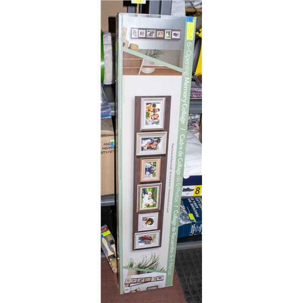 LOUI MICHEL 6 OPENING MEMORY PHOTO COLLAGE FRAME