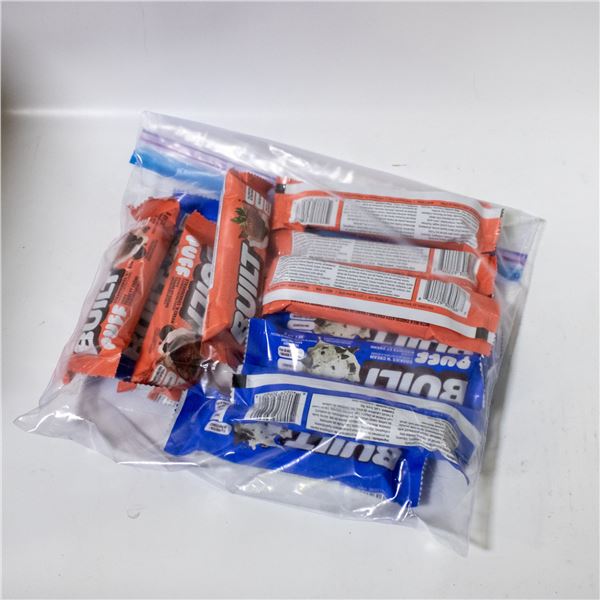 BAG OF 11 BUILT PUFF PROTEIN BARS COOKIES & CREAM