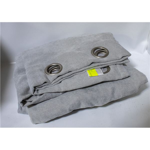 BEAUTYREST BLACKOUT CURTAIN GREY - 52 X 90"