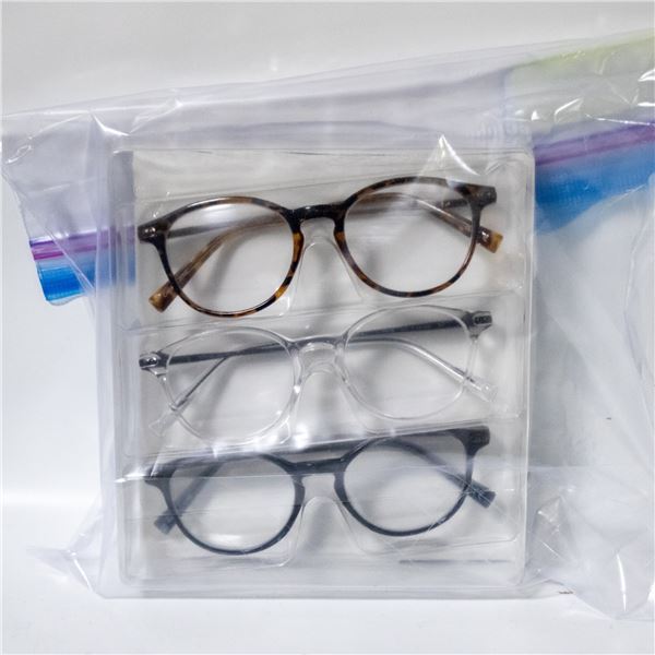 NEW 3 PACK OF FOSTER GRANT READING GLASSES +1.25