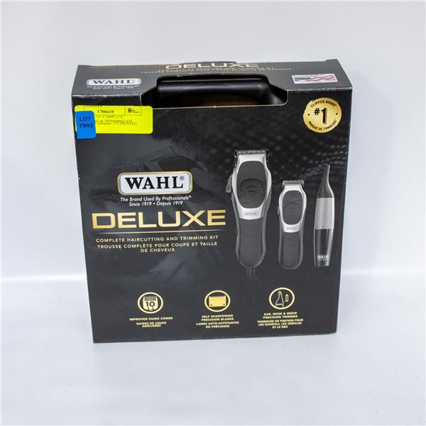 WAHL DELUXE COMPLETE HAIRCUTTING & TRIMMING KIT