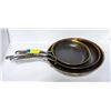 Image 1 : 3 PIECE HENCKELS PARADIGM CERAMIC SKILLET SET