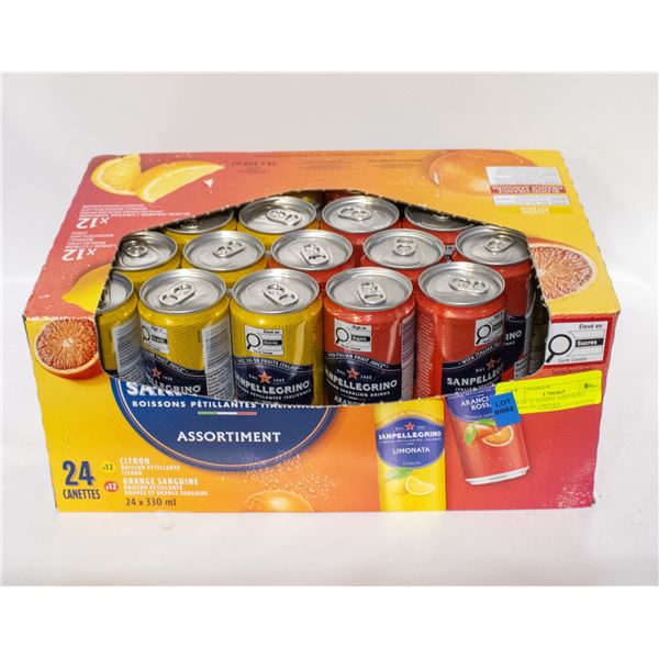 BOX OF 22 SANPEL NATURALI SPARKLING DRINKS