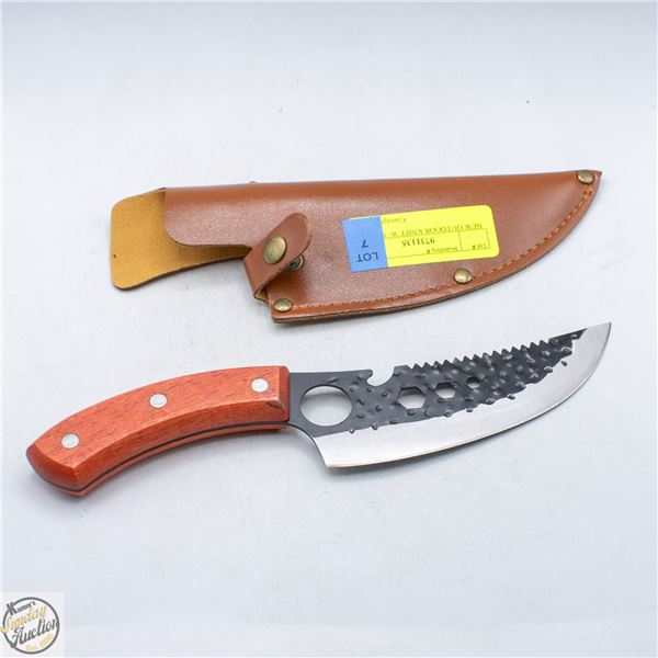 NEW OUTDOOR KNIFE W/ SHEATHE