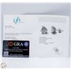Image 2 : #4838-4.00 CT GRA CERTIFIED ROUND BRILLIANT