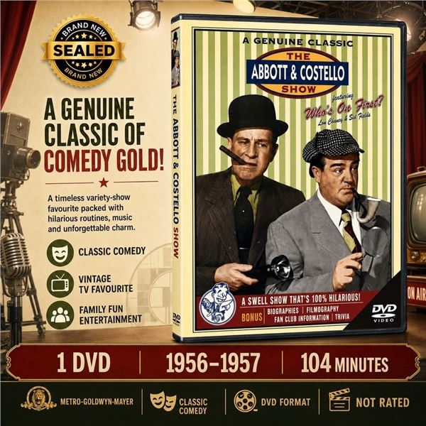 NEW DVD "THE ABBOTT & COSTELLO SHOW" 1956-1957