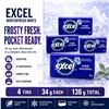 Image 1 : 4 EXCEL WINTERFRESH MINTS 34G BB NOV 2026