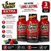 Image 1 : 5-HOUR ENERGY EXTRA STRENGTH BERRY LOT OF 3